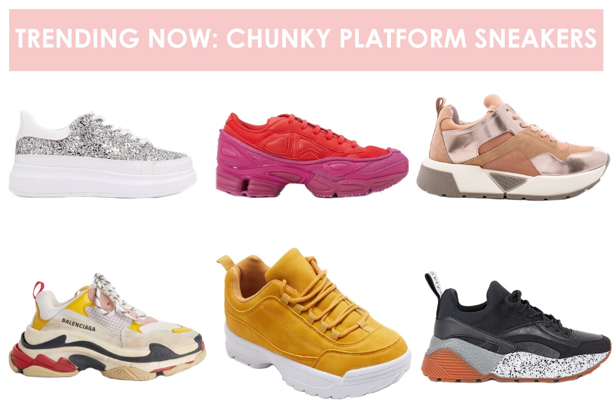 TrendingNow: Chunky Platform Sneakers 