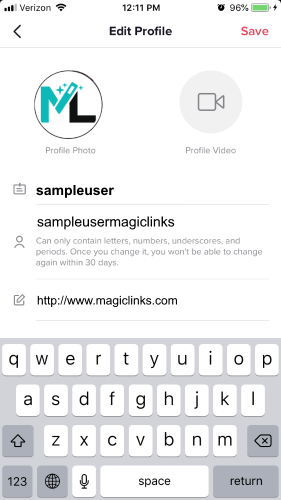 Tiktok 101 How To Add Links To Your Tiktok Bio And Videos Magiclinks Blog - roblox auto clicker hack ( link in bio )