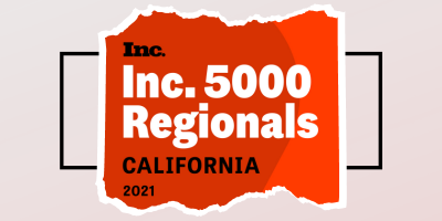 MagicLinks has been named #52 on the Inc 5000 Regionals' Top 250 Fastest Growing Private Companies in California
