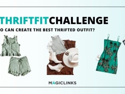 thrifted outfit challenge for influencers