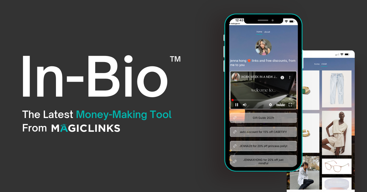 in-bio tool image showing link in bio screenshot