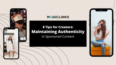 Title with creator images header: 8 tips for maintaining authenticity in influencer marketing for creators