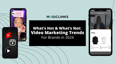 Video marketing trends showing influencer content on phones header